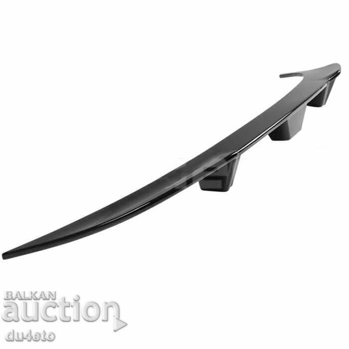 Licitație Spoiler pentru portbagaj sau acoperiș, aripă neagră 132 cm x 7 cm.
