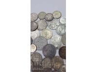 852 g. Silver coins, coins Europe, Bulgaria, Turkey