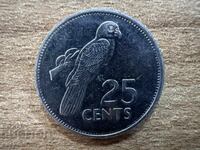 Seychelles - 25 cents (1993)