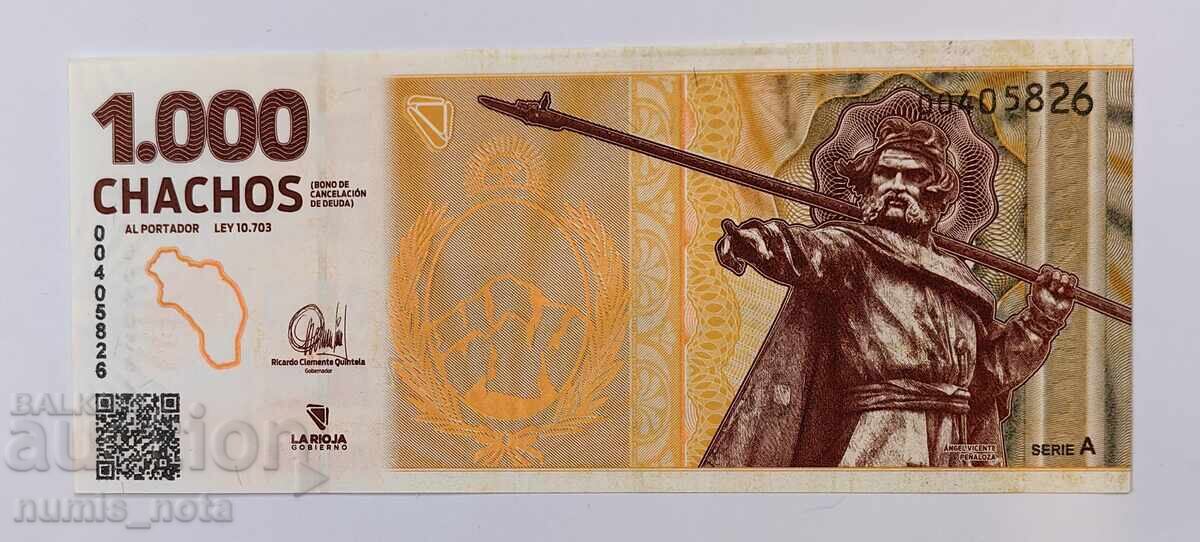 1000 chachos 2024 year Argentina UNC 1000 chachos 2024 year Argentina UNC