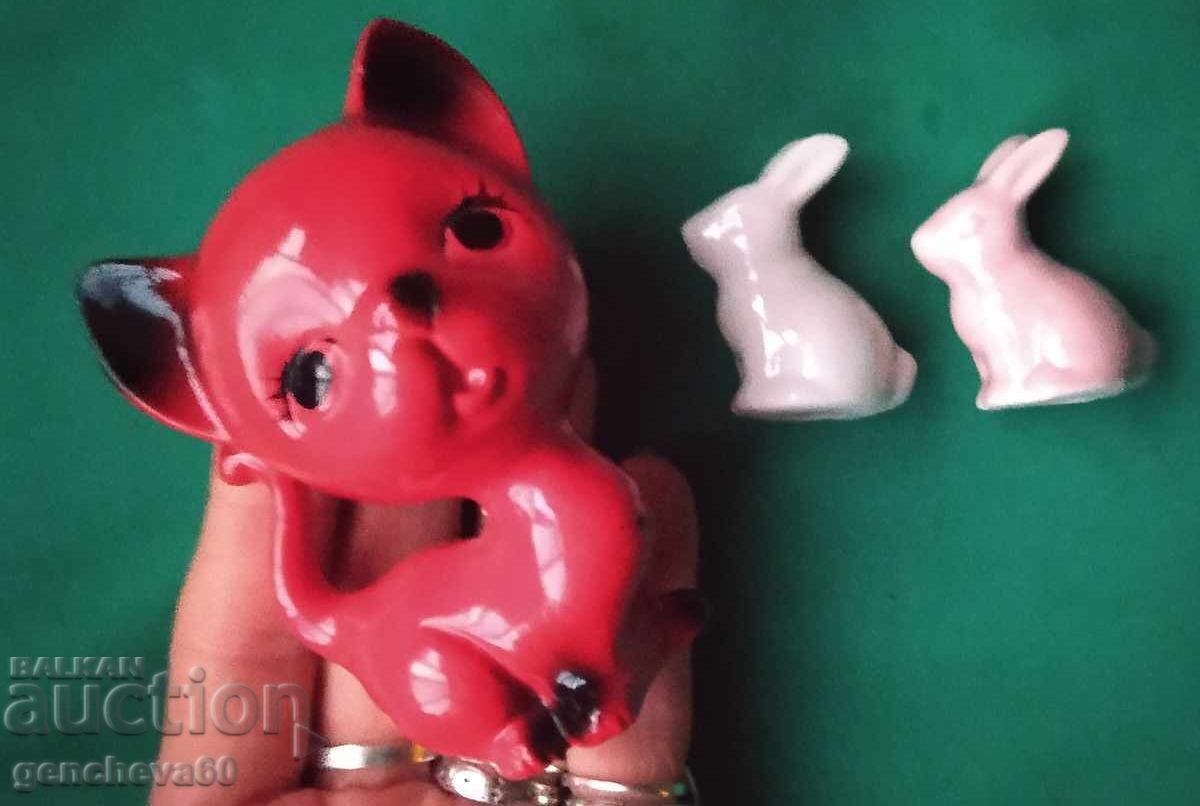 LOT Old porcelain figurines - 5 LOT Old porcelain figurines - 5