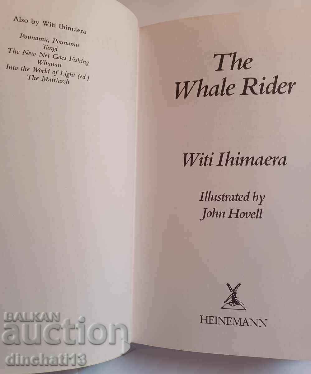Auction The Whale Rider. First Edition, 1987. By Witi Ihimaera Auction The Whale Rider. First Edition, 1987. By Witi Ihimaera