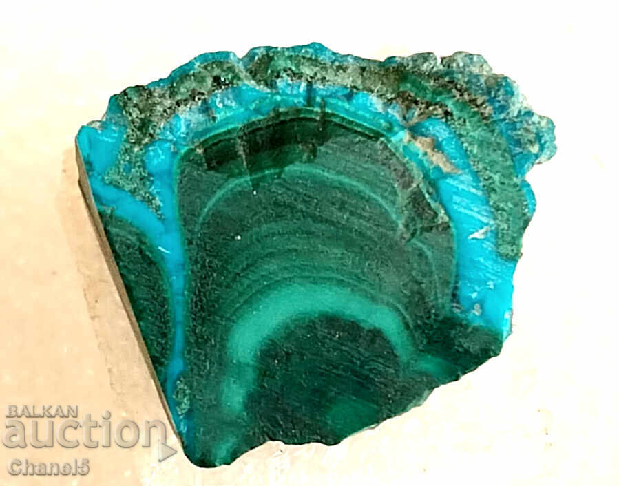 NATURAL MALACHITE + CHRYSOCOLA - CONGO - 17.20 ct (760) with price 9.00 BGN | € 4.60 NATURAL MALACHITE + CHRYSOCOLA - CONGO - 17.20 ct (760) with price 9.00 BGN | € 4.60