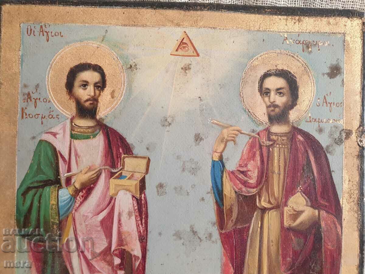 An old home icon from the beginning of the last century with price 320.00 BGN | € 163.61 An old home icon from the beginning of the last century with price 320.00 BGN | € 163.61