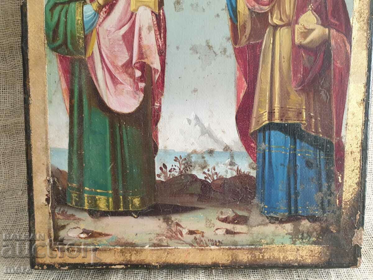 Auction An old home icon from the beginning of the last century Auction An old home icon from the beginning of the last century