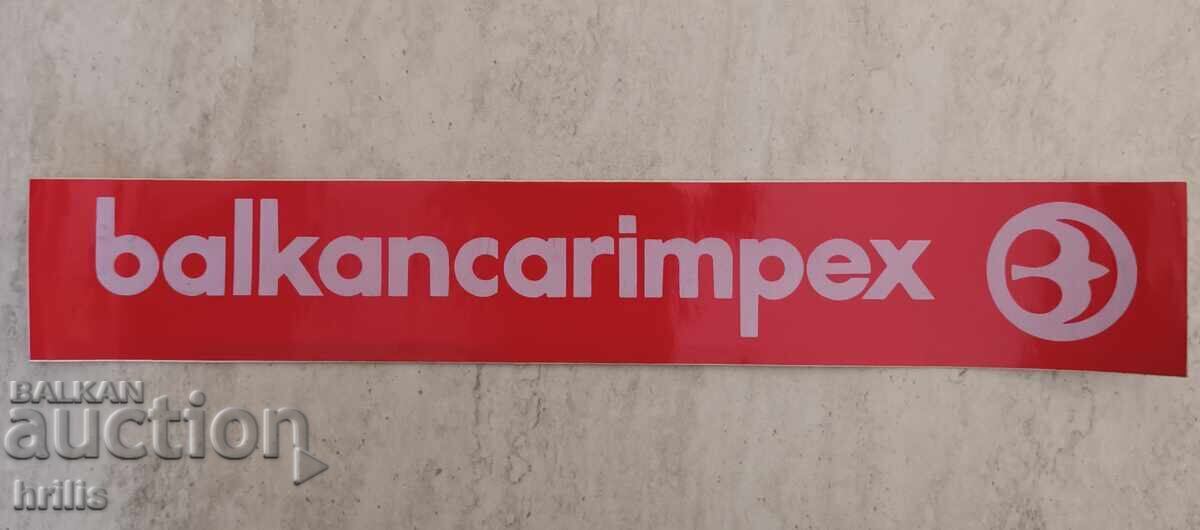 Licitație AUTACOLANT METALIC + ALT PVC DE LA BALKANCARIMPEX DIN ANII '80