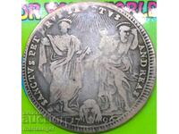 Vatican Testone 1796 Pius VI St. Peter and Andrew silver