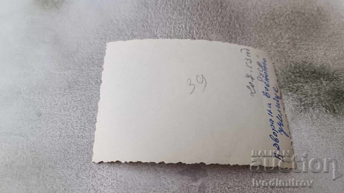 Photo Ruse Four officers in the yard of the military school 1953 with price 2.65 BGN | € 1.35 Photo Ruse Four officers in the yard of the military school 1953 with price 2.65 BGN | € 1.35