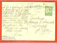 BULGARIA TRAVEL CARD SOFIA RUSE 1936