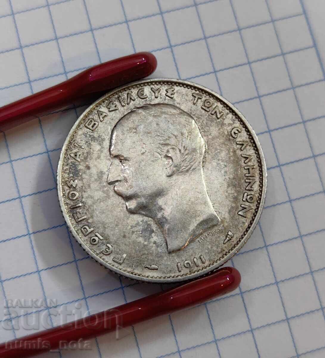 Παράδοση 2 δραχμές 1911 Ελλάδα