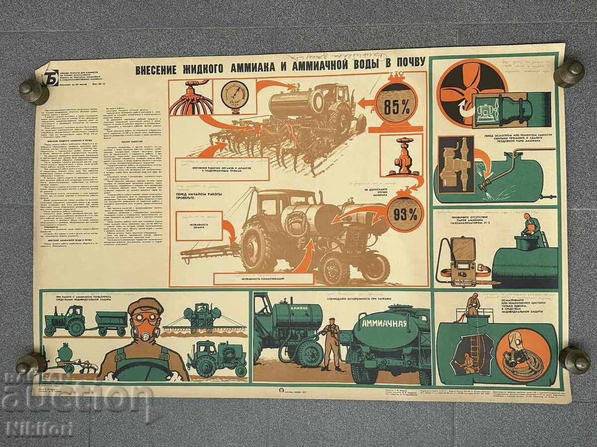 7 pcs. Russian Posters Poster Poster Gas mask - 7