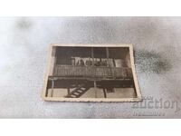 Photo Sestrimo Four Men on a Village Terrace 1943