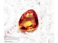 BZC! 5,95 carate safir natural pere cert.GGL de 1!