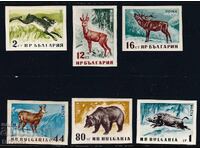 Bulgaria 1958 - animale de pădure imperforate MNH