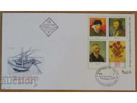 First postal envelope 2003 - 150th anniversary of Van Gogh's birth