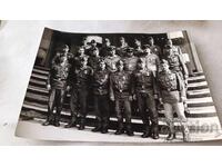 Photo Officers and soldiers with medals For combat merit 1975