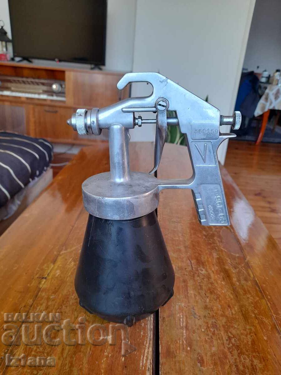 Old compressor spray gun for painting Old compressor spray gun for painting