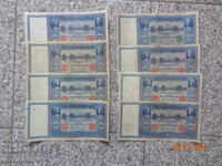 100 marks -1910 - lot of banknotes