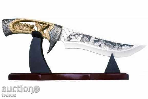 B.Z.C.!!! ΣΧΕΔΙΟ, ΣΦΑΓΗ - ΚΥΝΗΓΗΤΙΚΟ ΜΑΧΑΙΡΙ - ΕΛΑΦΙΑ -2- με τιμή 67.00 BGN | € 34.26