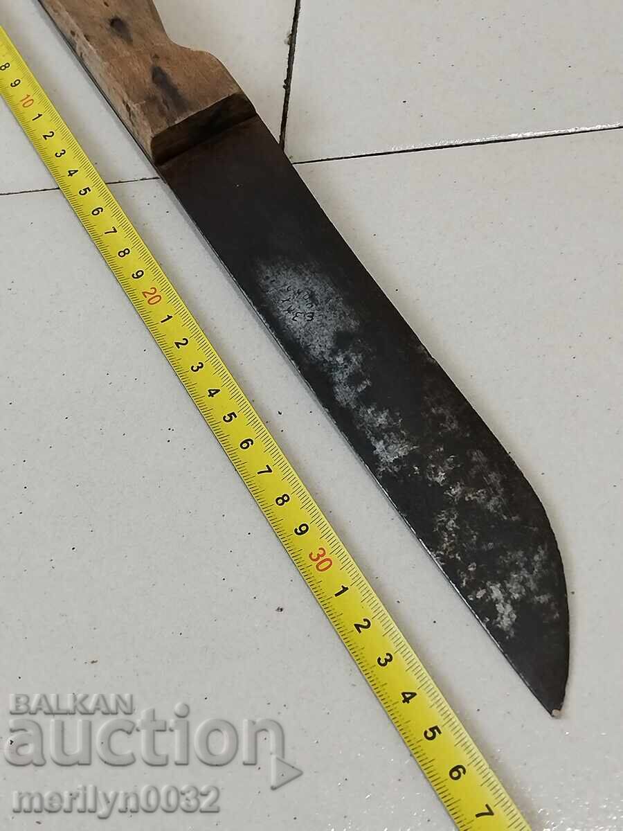 Δημοπρασία Μια παλιά λεπίδα μαχαιριού κουζίνας με τη σφραγίδα SHIPKA Δημοπρασία Μια παλιά λεπίδα μαχαιριού κουζίνας με τη σφραγίδα SHIPKA