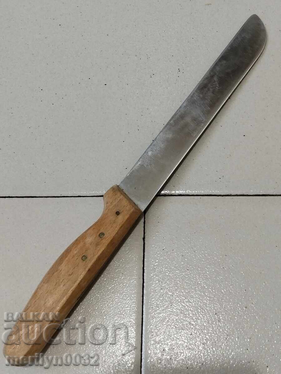 Delivery of Old kitchen knife blade with hammer and sickle stamp