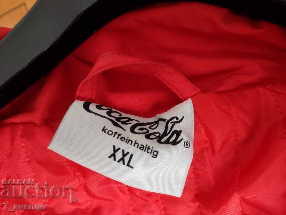 Auction Coca-Cola collector's winter jacket, color - red, 14.2.25 Auction Coca-Cola collector's winter jacket, color - red, 14.2.25