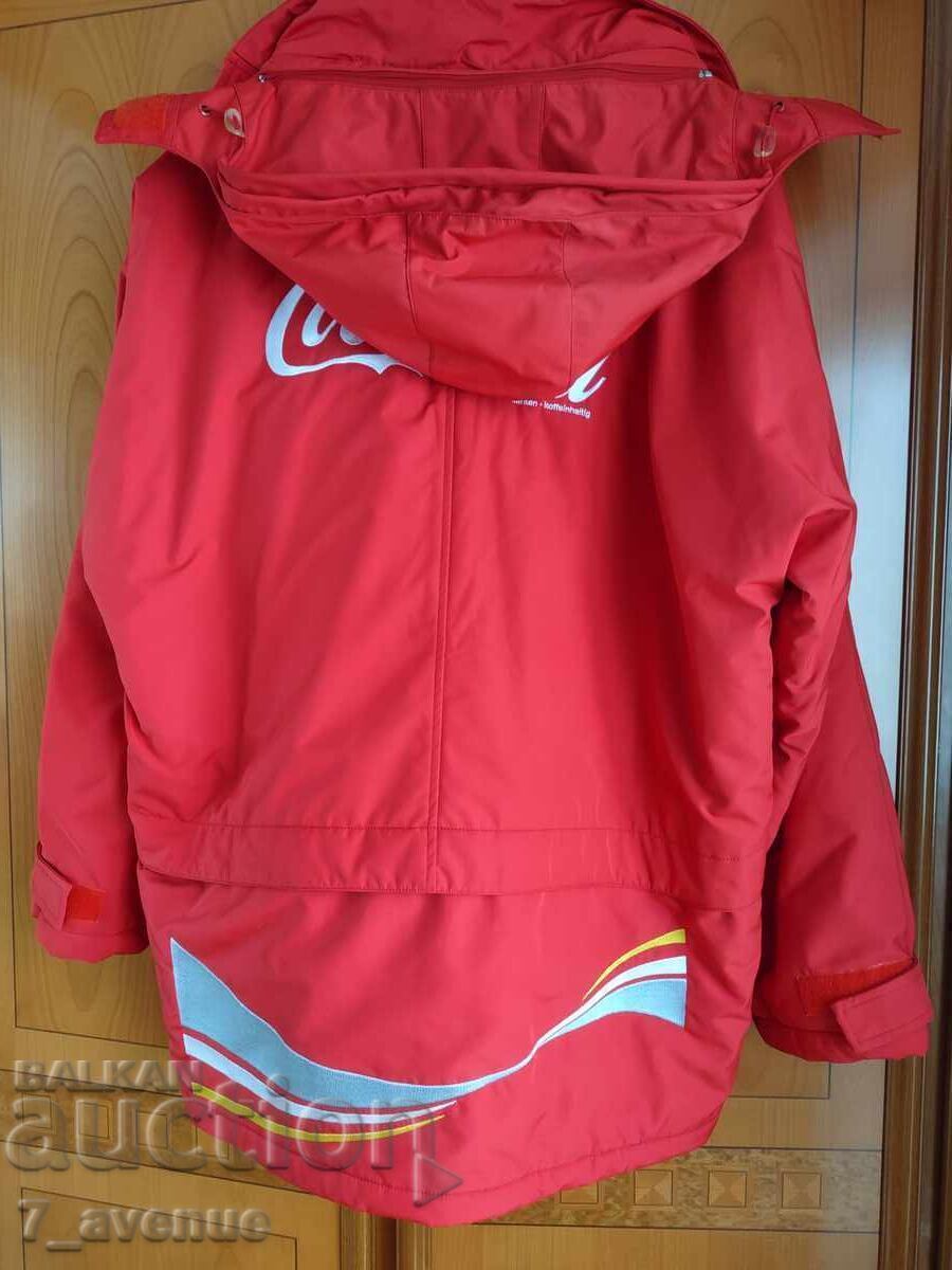 Delivery of Coca-Cola collector's winter jacket, color - red, 14.2.25 Delivery of Coca-Cola collector's winter jacket, color - red, 14.2.25