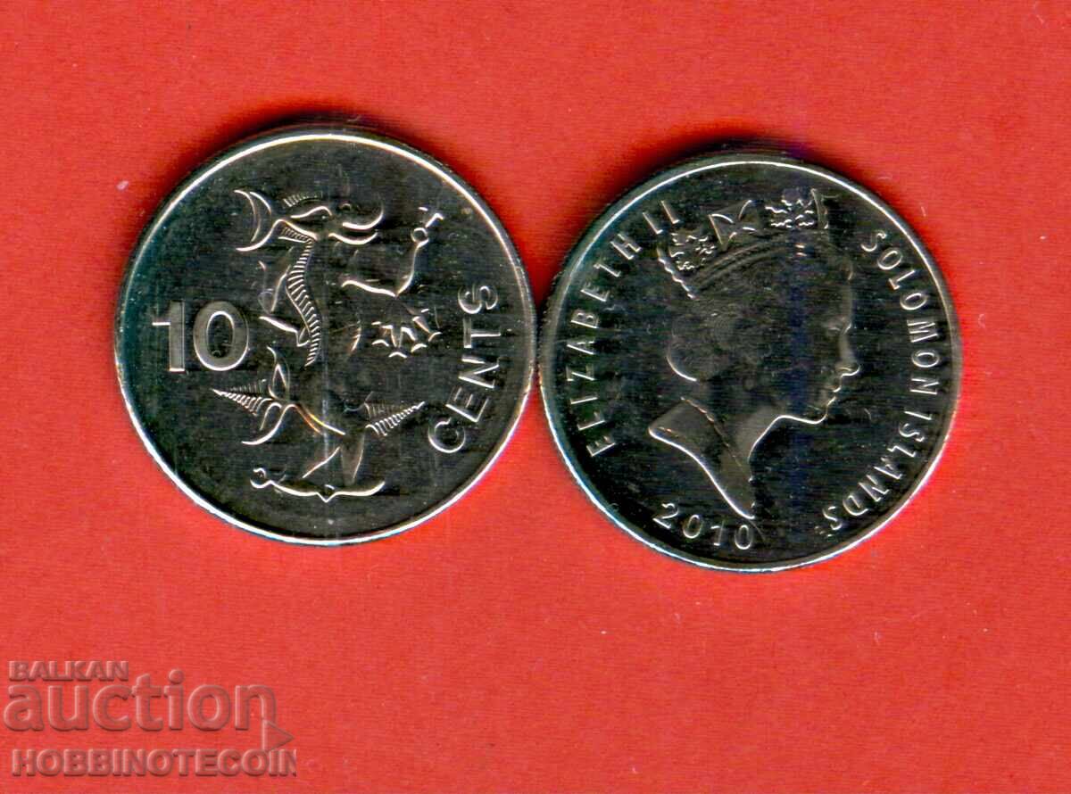 SOLOMON ISLANDS SOLOMON ISL 0.10 $ 10 issue 2010 NEW UNC SOLOMON ISLANDS SOLOMON ISL 0.10 $ 10 issue 2010 NEW UNC