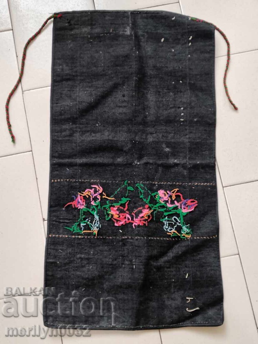 Old apron tinsel embroidery, costume, cloth - 5