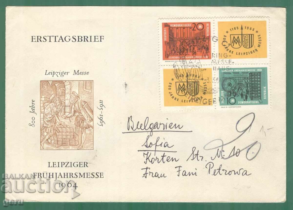 Γερμανία DDR Γερμανία GDR 1964 FDC ka2 Γερμανία DDR Γερμανία GDR 1964 FDC ka2
