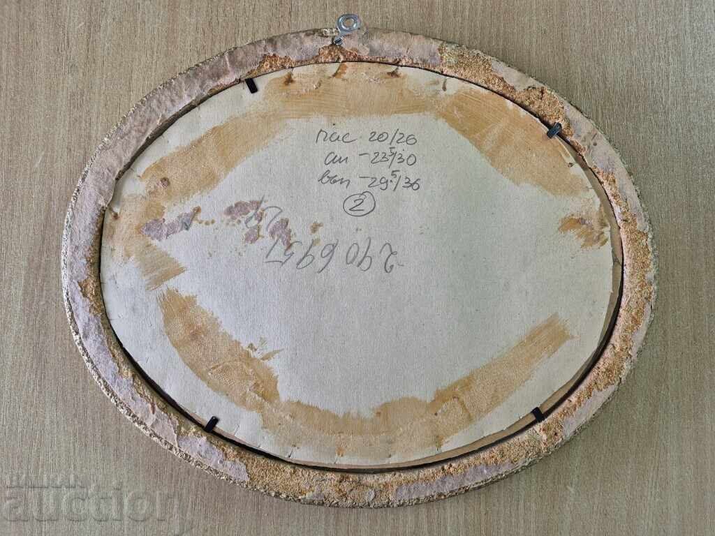 Delivery of Oval Baroque gold frame for tapestry painting mirror 2 Delivery of Oval Baroque gold frame for tapestry painting mirror 2