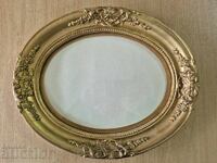 Oval Baroque gold frame for tapestry painting mirror 2