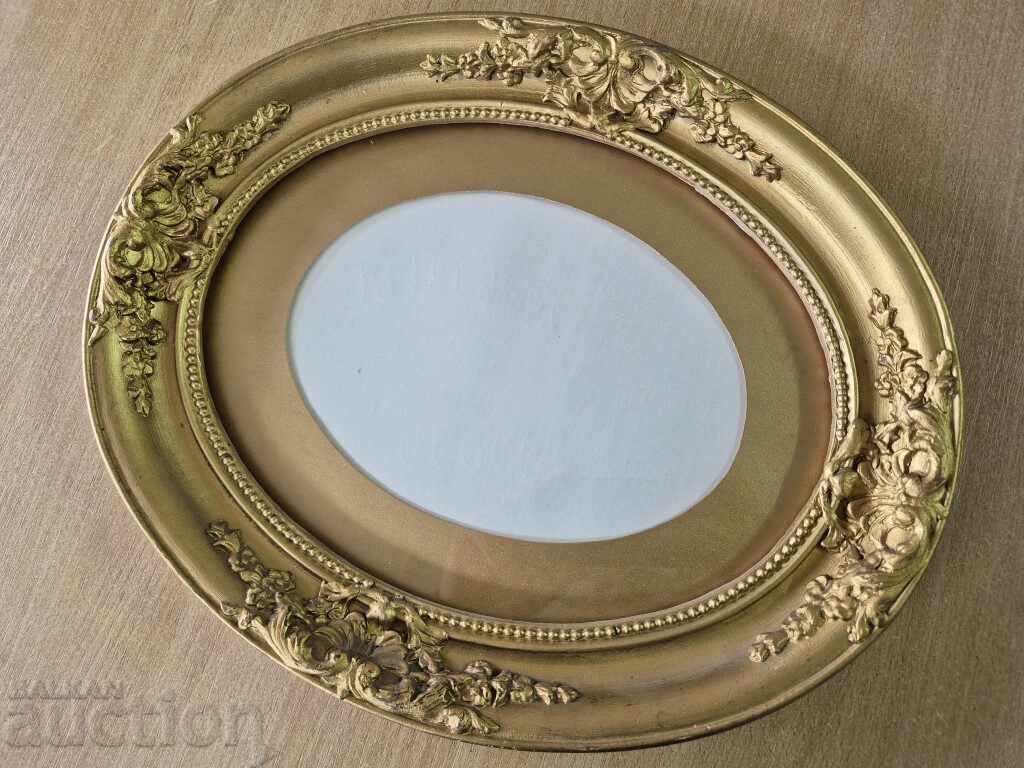 Oval Baroque gold frame for tapestry painting mirror 4 with price 30.00 BGN | € 15.34 Oval Baroque gold frame for tapestry painting mirror 4 with price 30.00 BGN | € 15.34