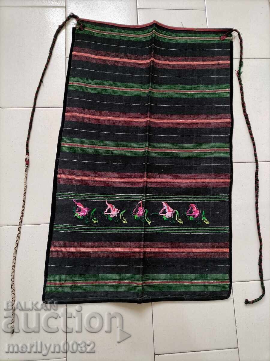 Old apron tinsel embroidery, costume, cloth - 6