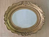 Oval Baroque gold frame for tapestry painting mirror 6