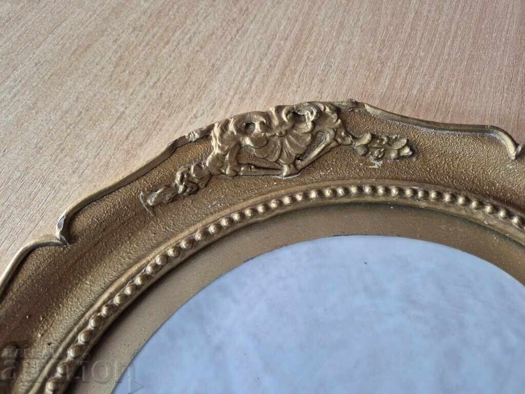 Delivery of Baroque gold oval frame ellipse tapestry passepartout glass Delivery of Baroque gold oval frame ellipse tapestry passepartout glass