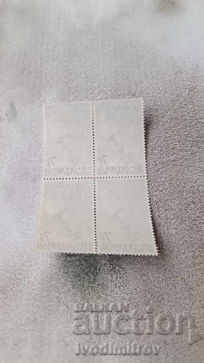 Postage stamps Australia XVI th Olympiad Melbourne 1956 with price 0.85 BGN | € 0.43