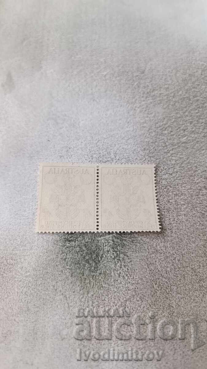 Postage stamps Australia XVI th Olympiad Melbourne 1956 with price 0.45 BGN | € 0.23