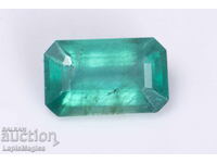 Emerald 0,69ct 7x4,2mm από Zambia οκτάγωνο κοπή