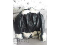 New Women's/Men's Leather Jacket Size S