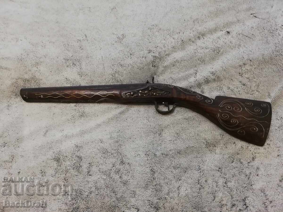 OLD FLINT CAPSULE PISTOL, RIFLE, REVOLVER with price 280.00 BGN | € 143.16
