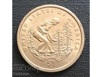 USA. 1 dollar 2009 (R). Planting crops.