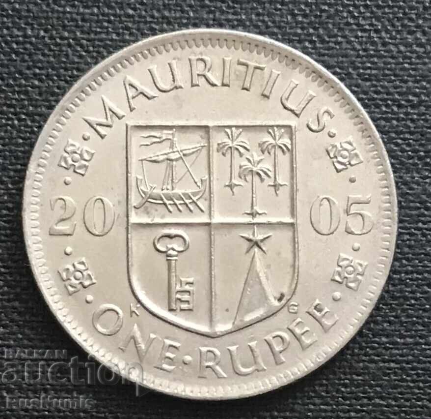Mauritius. 1 rupee 2005. Mauritius. 1 rupee 2005.