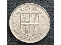 Mauritius. 1 rupee 2005.