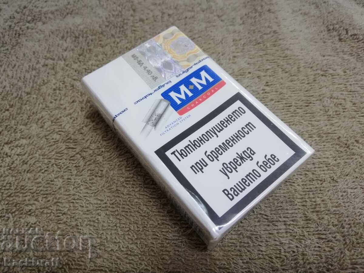 CIGARETTES "MM" BULGARTABAK FULL UNPRINTED BOX, BANDEROL - 5 CIGARETTES "MM" BULGARTABAK FULL UNPRINTED BOX, BANDEROL - 5