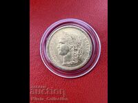 Gold coin 20 francs 1886 Switzerland Vreneli