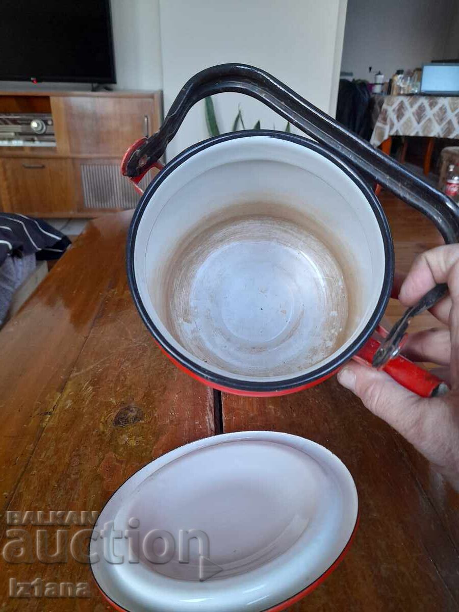 Ceainic vechi emailat - 5