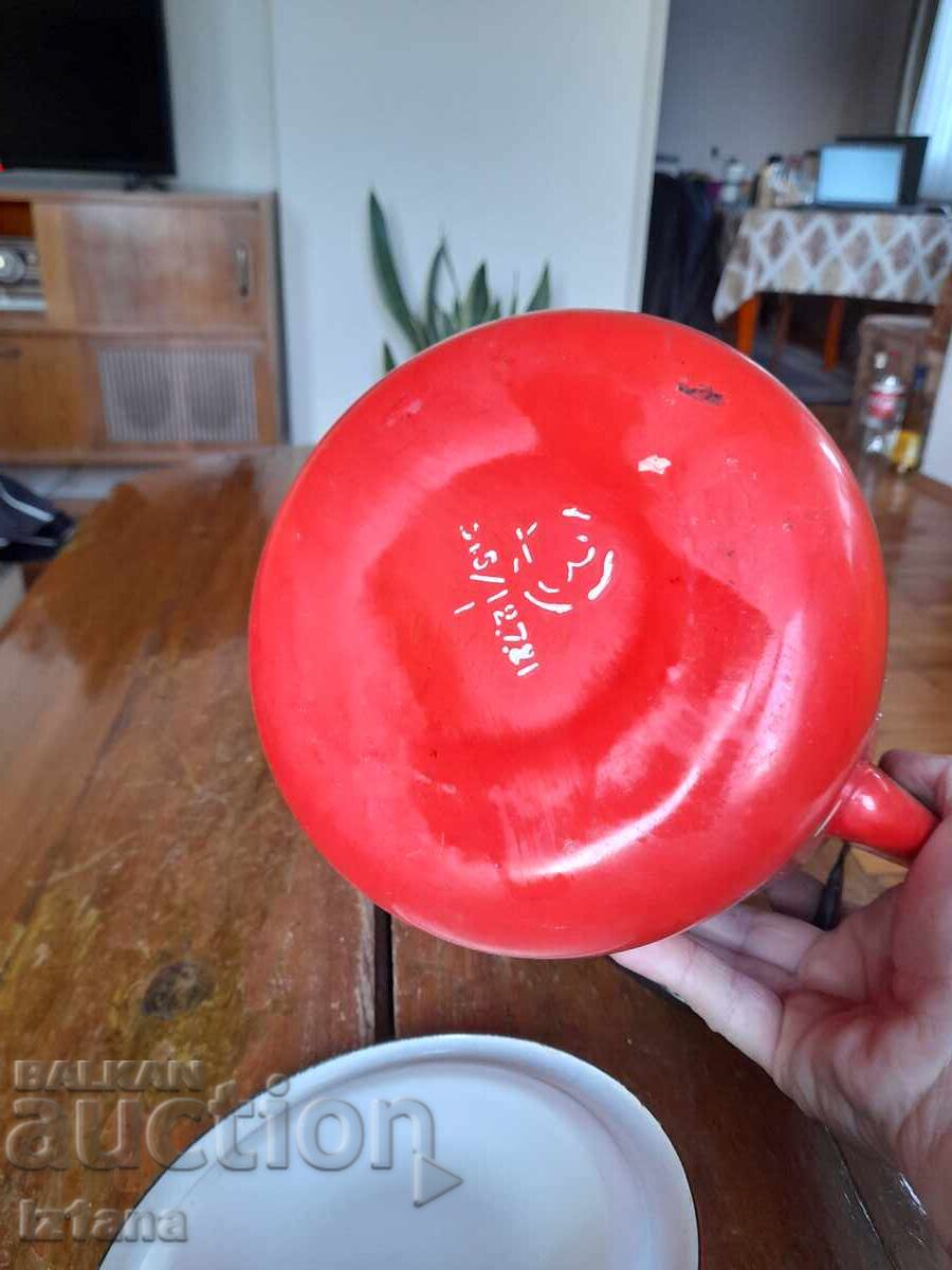 Ceainic vechi emailat - 6