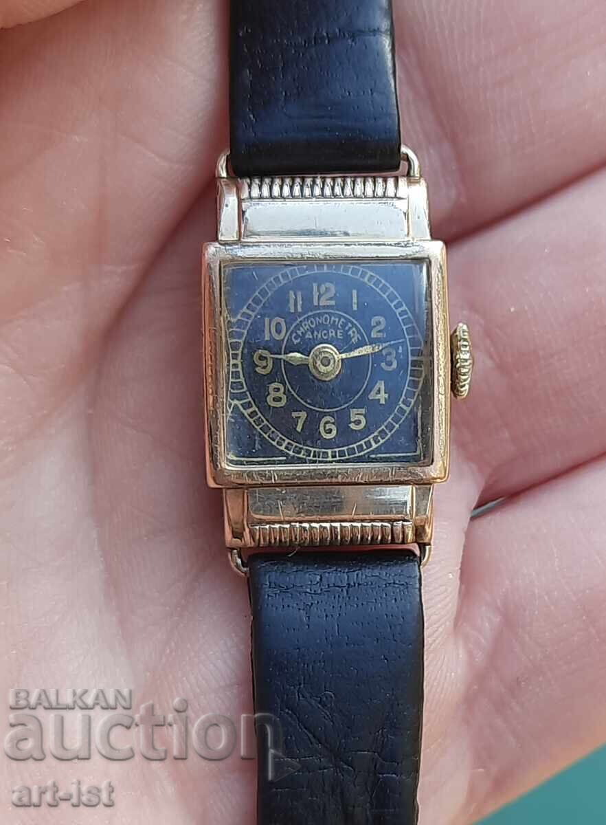 Gold-plated ladies' wristwatch Chronometre Ancre - 5 Gold-plated ladies' wristwatch Chronometre Ancre - 5