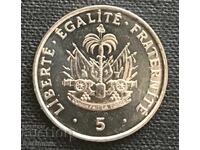 Haiti. 5 centimes 1997